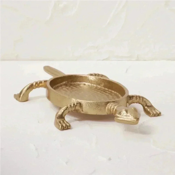 NWT OPALHOUSE + JUNGALOW METAL TURTLE DECORATIVE TRAY - Picture 2 of 6